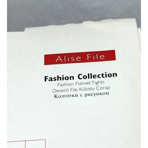 Penti Alise File Medium/Large (2/3) Sand Fishnet Tights 5127 - Picture 10 of 12